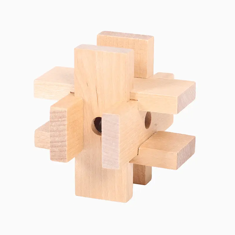 Wooden Kongming Lock Toy for Kids Educational Building Blocks - Image 26