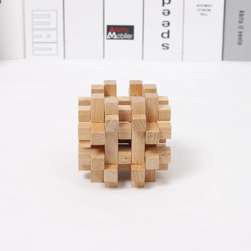 Wooden Kongming Lock Toy for Kids Educational Building Blocks - Image 29