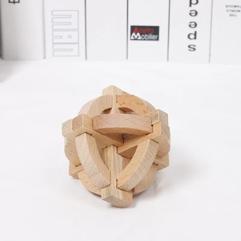 Wooden Kongming Lock Toy for Kids Educational Building Blocks - Image 30