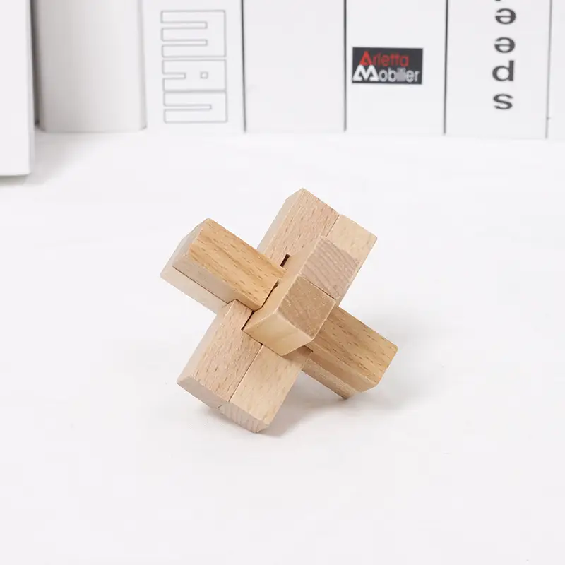 Wooden Kongming Lock Toy for Kids Educational Building Blocks - Image 31