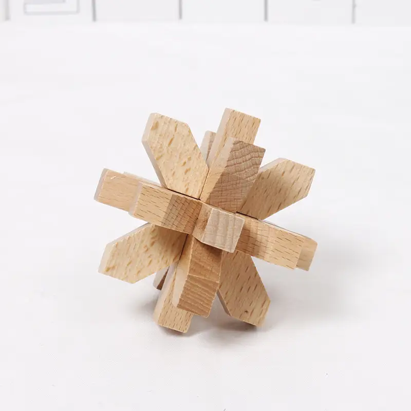 Wooden Kongming Lock Toy for Kids Educational Building Blocks - Image 37