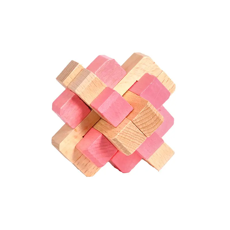 Wooden Kongming Lock Toy for Kids Educational Building Blocks - Image 40