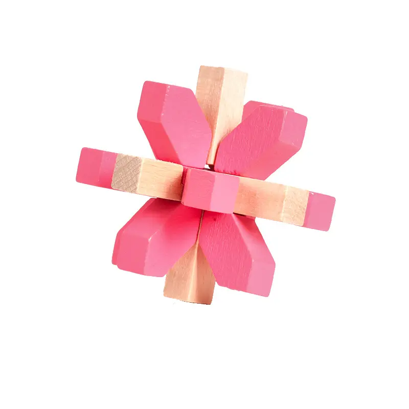 Wooden Kongming Lock Toy for Kids Educational Building Blocks - Image 42