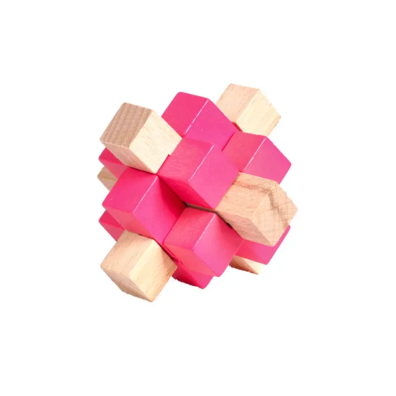 Wooden Kongming Lock Toy for Kids Educational Building Blocks - Image 43