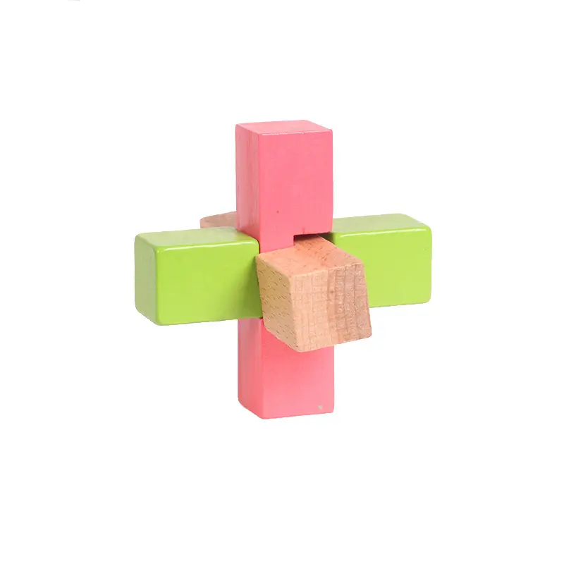 Wooden Kongming Lock Toy for Kids Educational Building Blocks - Image 48