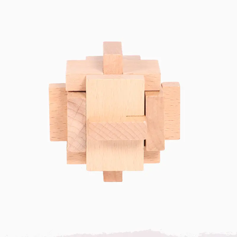 Wooden Kongming Lock Toy for Kids Educational Building Blocks - Image 59