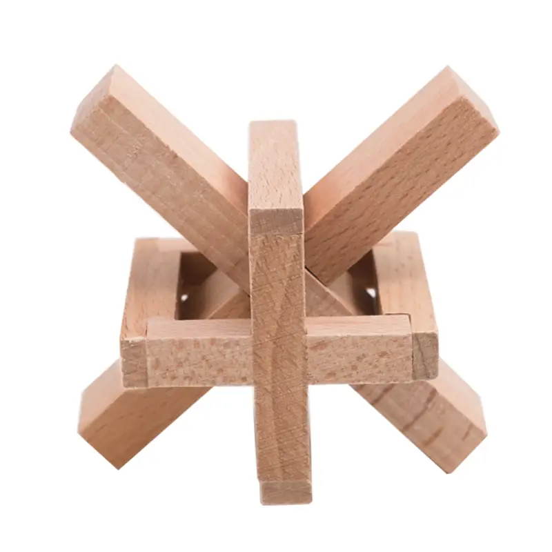 Wooden Kongming Lock Toy for Kids Educational Building Blocks - Image 61