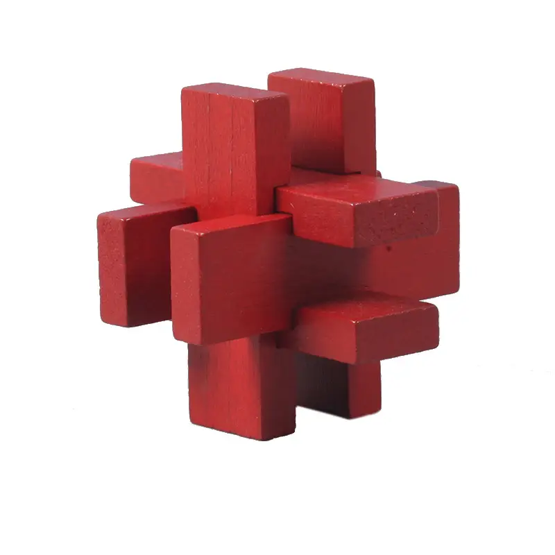 Wooden Kongming Lock Toy for Kids Educational Building Blocks - Image 64