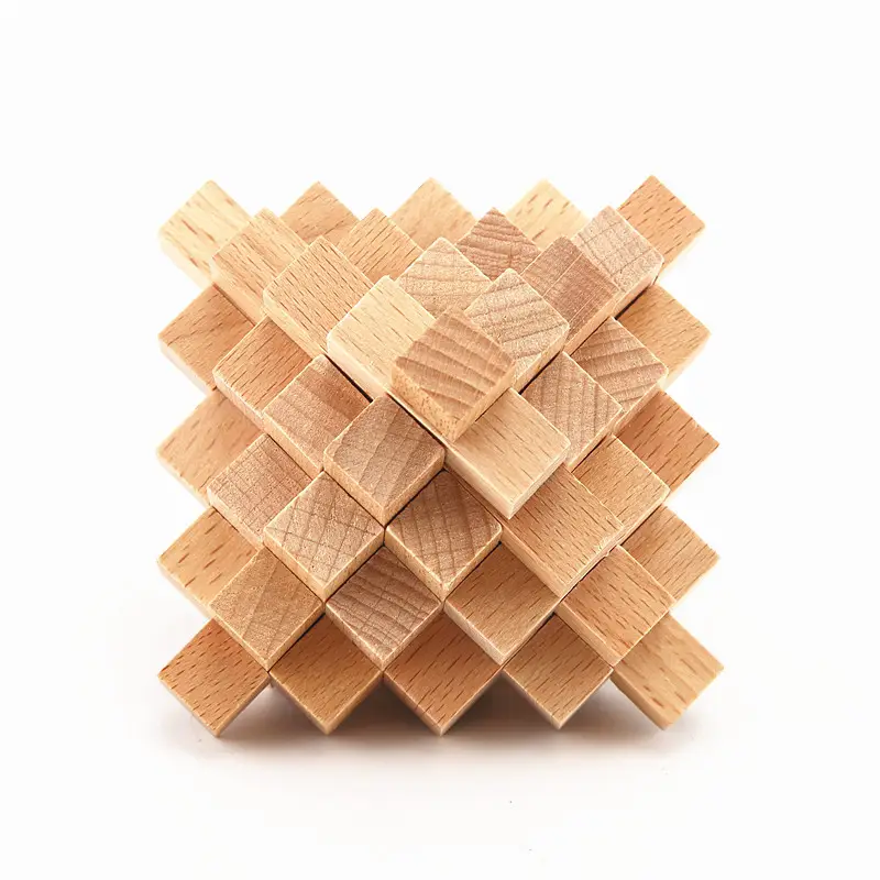 Wooden Kongming Lock Toy for Kids Educational Building Blocks - Image 66
