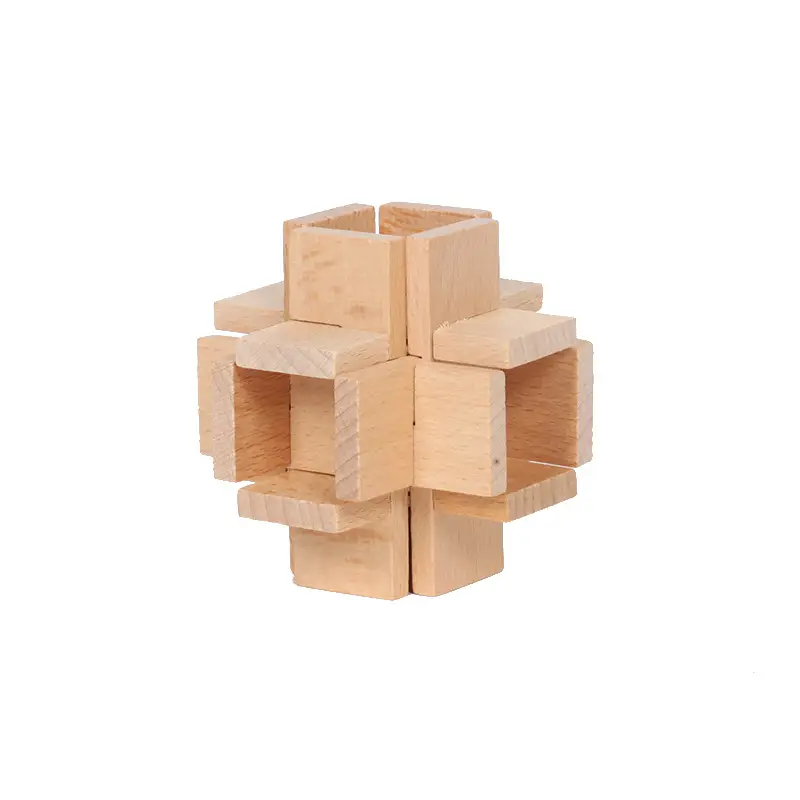 Wooden Kongming Lock Toy for Kids Educational Building Blocks - Image 67