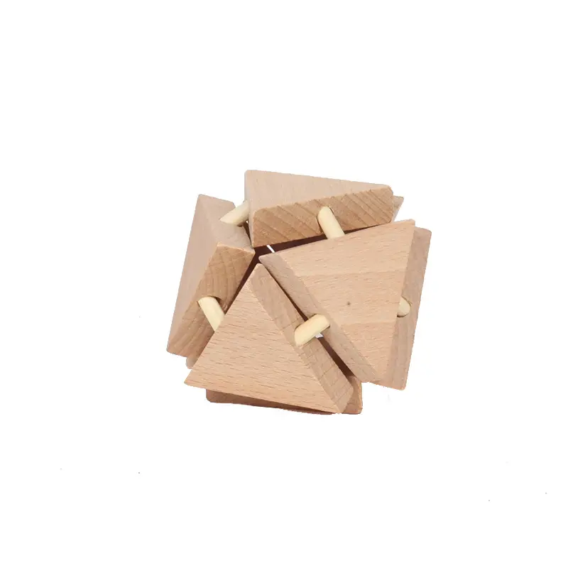 Wooden Kongming Lock Toy for Kids Educational Building Blocks - Image 68