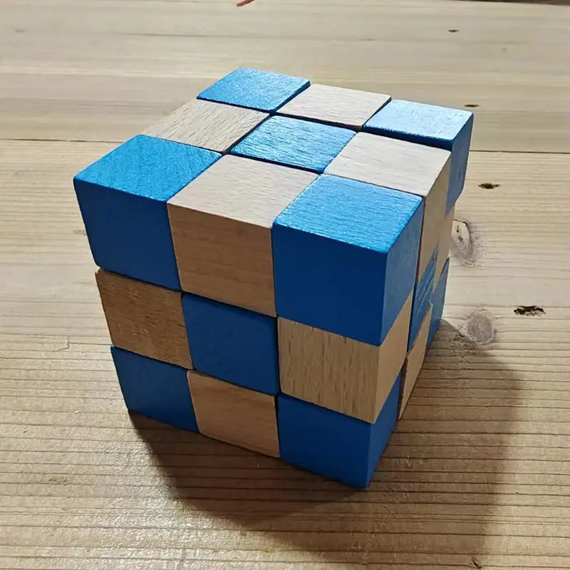 Wooden Kongming Lock Toy for Kids Educational Building Blocks - Image 69