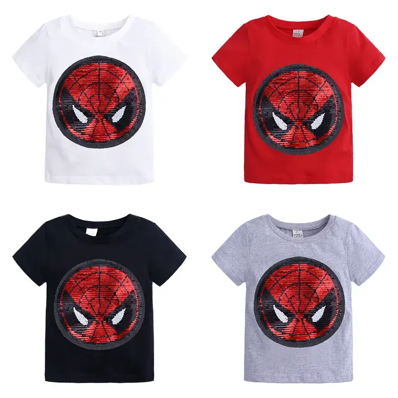 Children's Spiderman Color Changing T-Shirt White - Image 32