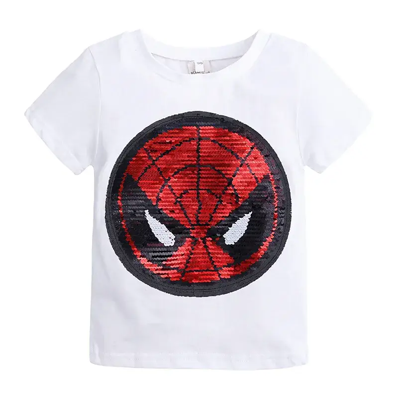 Children's Spiderman Color Changing T-Shirt White - Image 35