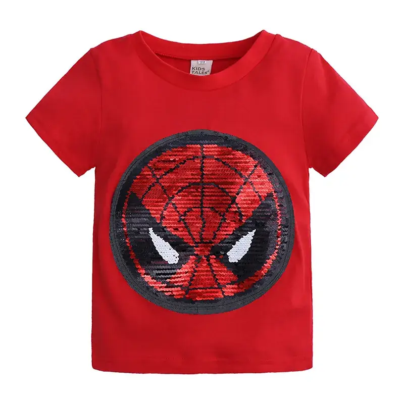Children's Spiderman Color Changing T-Shirt White - Image 36