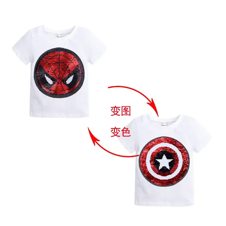Children's Spiderman Color Changing T-Shirt White - Image 2