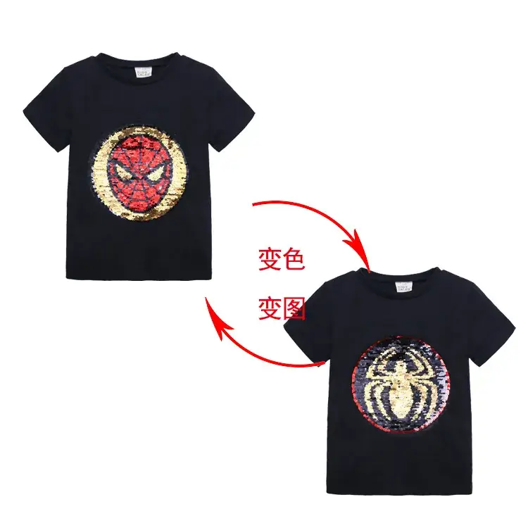 Children's Spiderman Color Changing T-Shirt White - Image 25