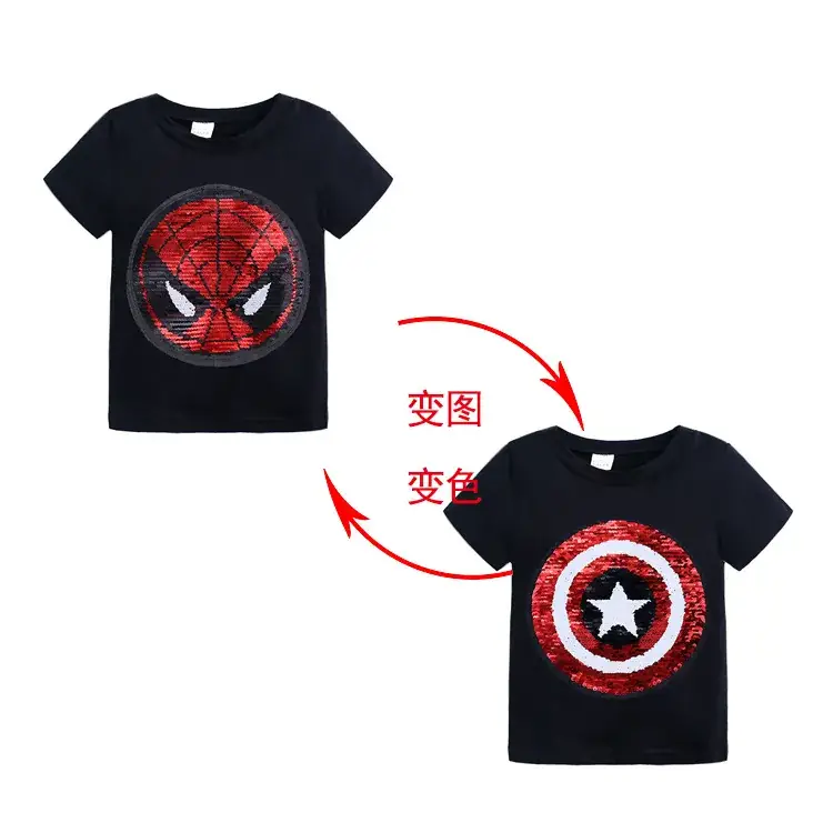 Children's Spiderman Color Changing T-Shirt White - Image 3