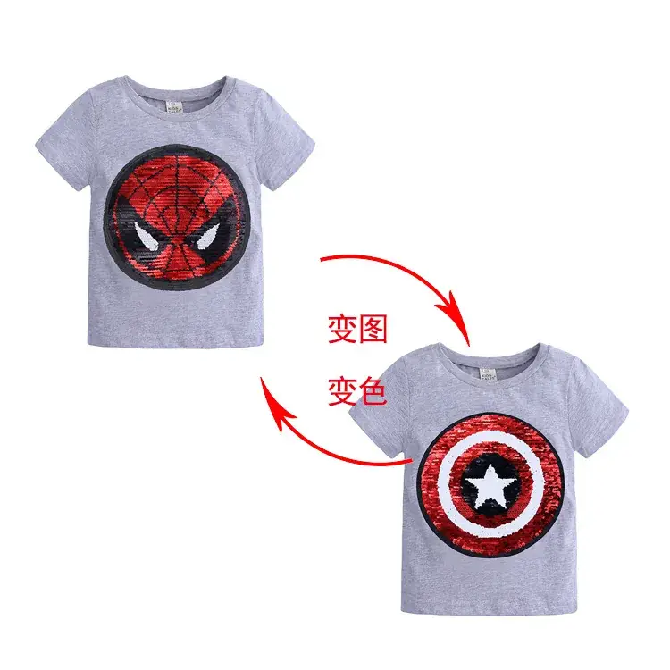 Children's Spiderman Color Changing T-Shirt White - Image 4