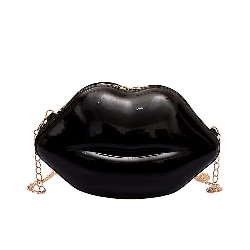 Red Lip Bag Crossbody Shoulder Bag for Girls - Image 4
