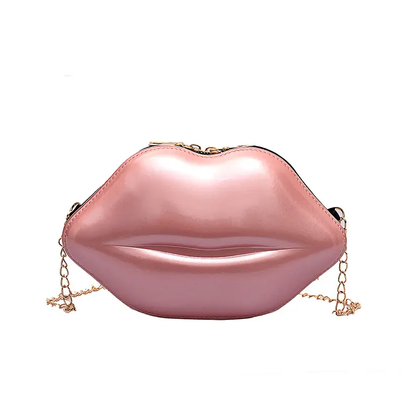 Red Lip Bag Crossbody Shoulder Bag for Girls - Image 7