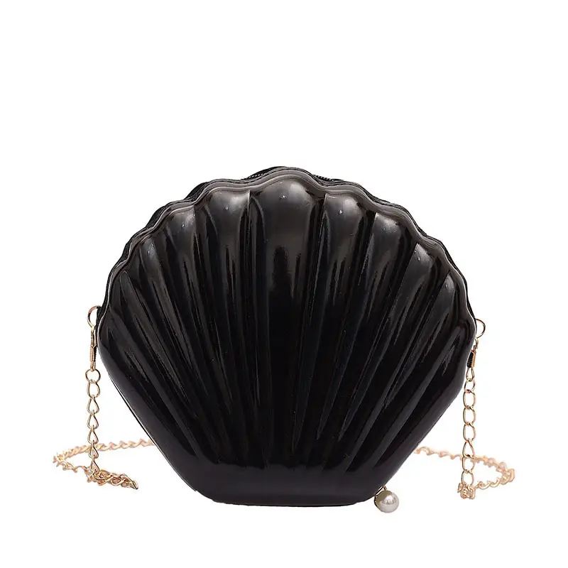 Yellow Shell Shoulder Bag for Women - Image 6