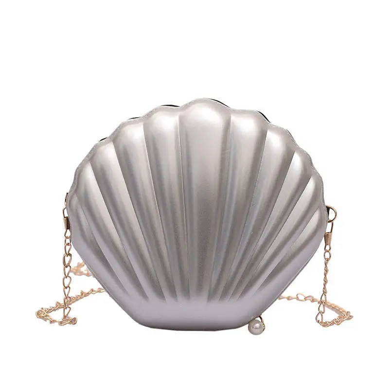 Yellow Shell Shoulder Bag for Women - Image 8