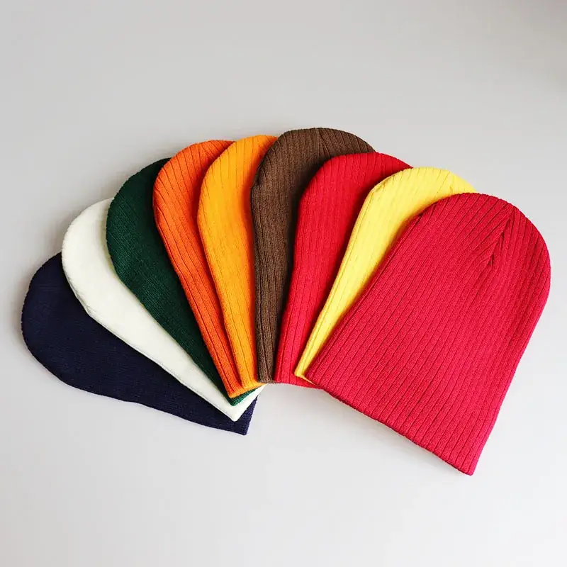 Red Knit Wool Hat for Men Women Winter - Image 10
