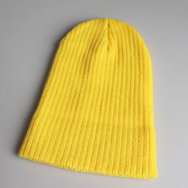 Red Knit Wool Hat for Men Women Winter - Image 2