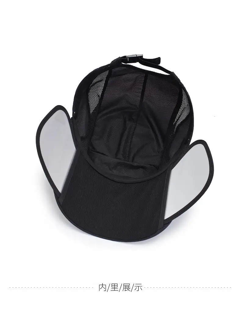Blue Detachable Neck Sunscreen Cap for Men Women — feature 12