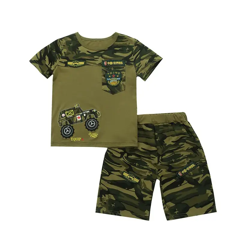 Boys Camouflage 2Pc Suit Summer 2021 - Image 6
