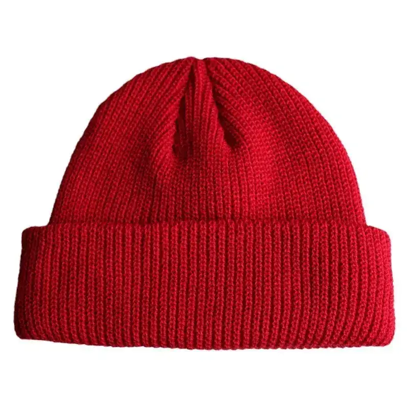 Black Knitted Beanie for Men Women Winter - Image 10