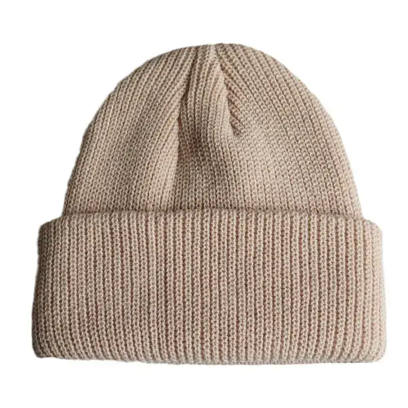 Black Knitted Beanie for Men Women Winter - Image 11
