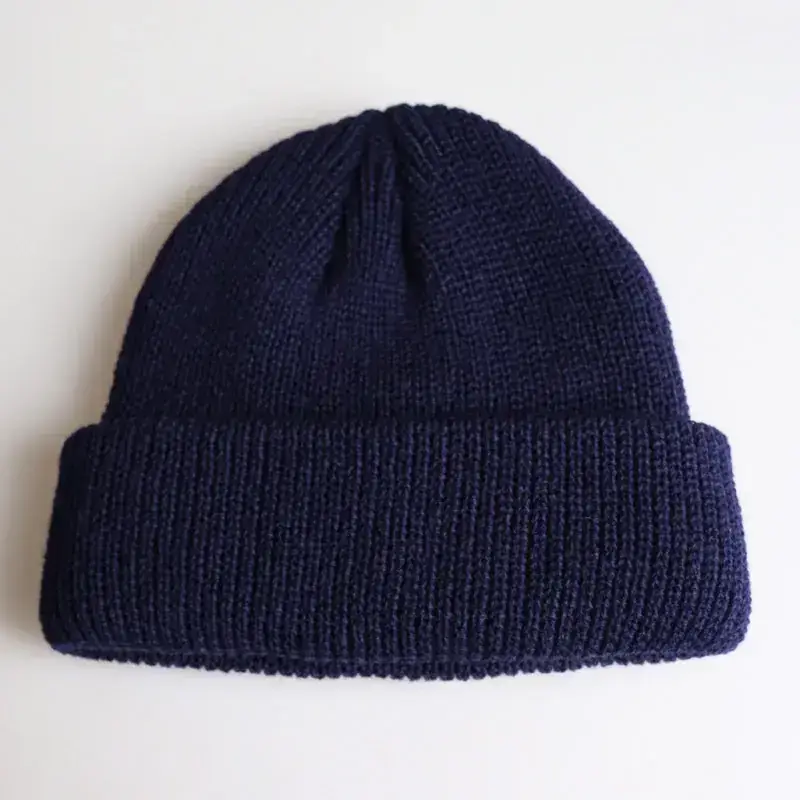 Black Knitted Beanie for Men Women Winter - Image 3