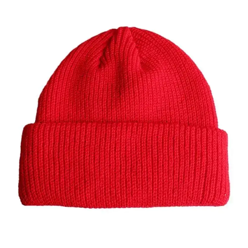 Black Knitted Beanie for Men Women Winter - Image 4