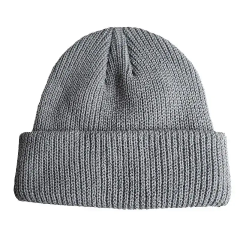 Black Knitted Beanie for Men Women Winter - Image 7