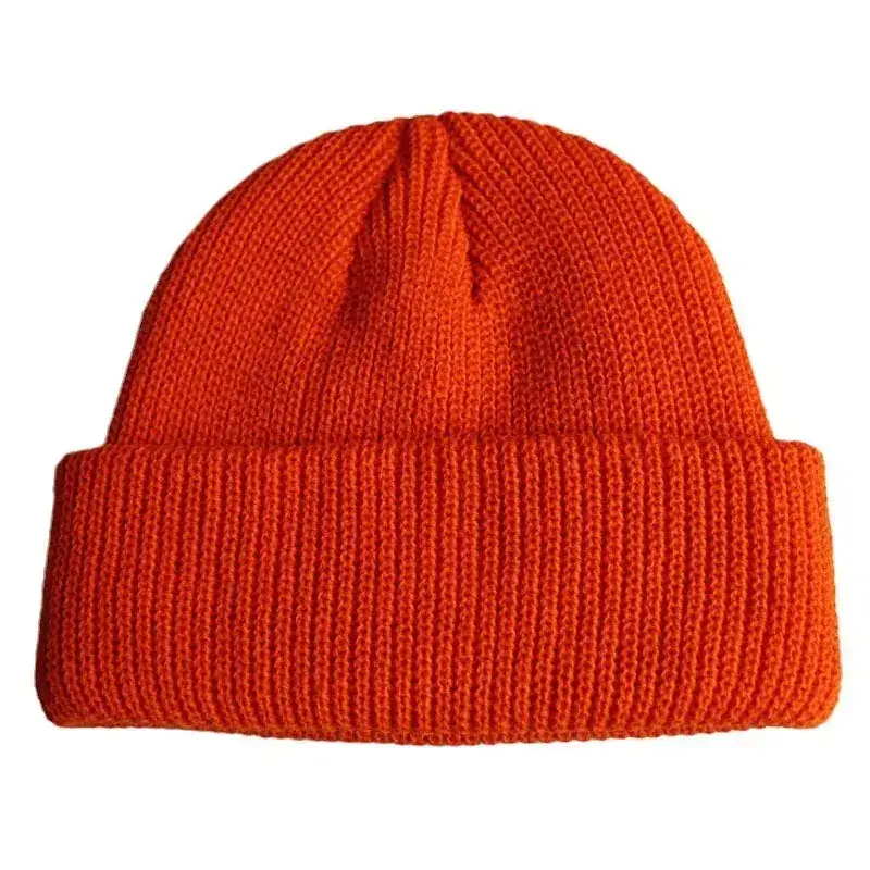 Black Knitted Beanie for Men Women Winter - Image 8