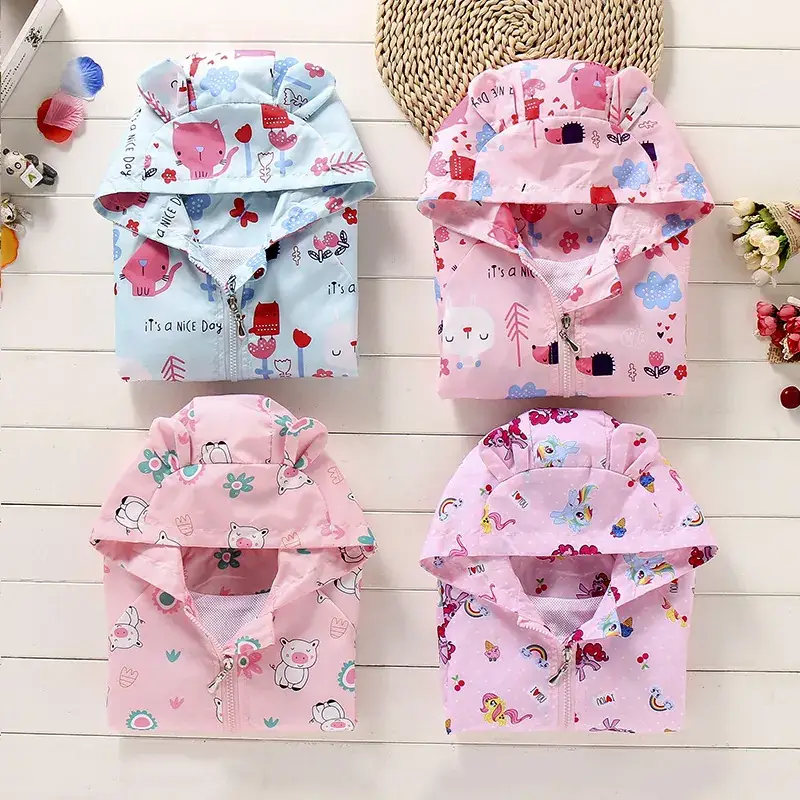 Pink Cartoon Hooded Kids Jacket 2025 - Image 6