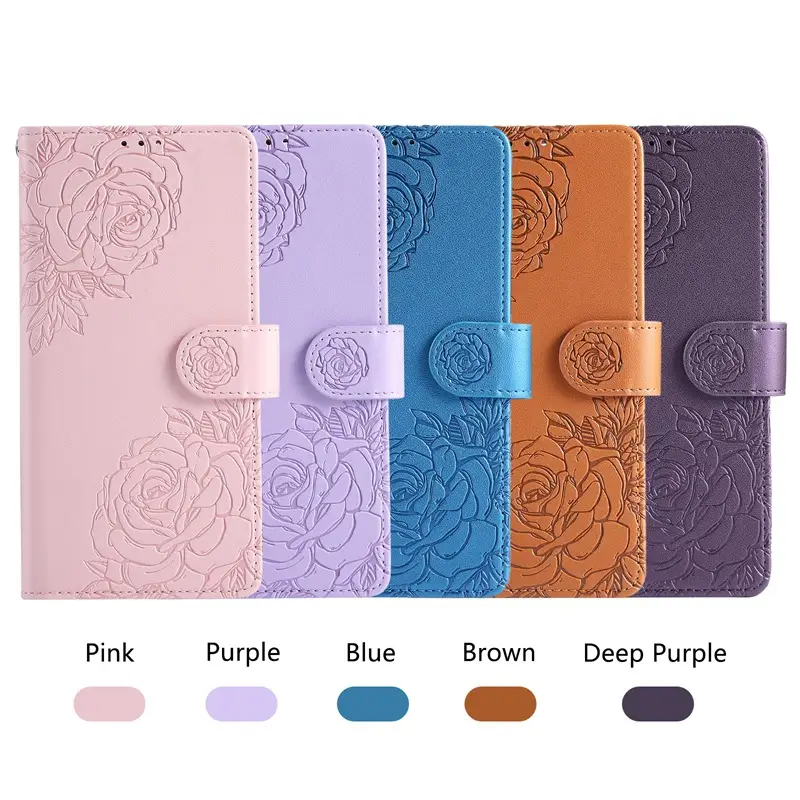 Apple iPhone 17 Rose Embossed Leather Case - Image 8