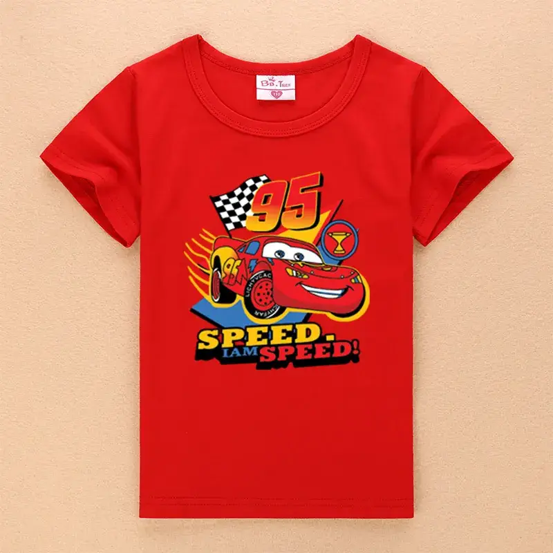 Cars Speed Speed T-Shirt Blue Boys 2021 - Image 2