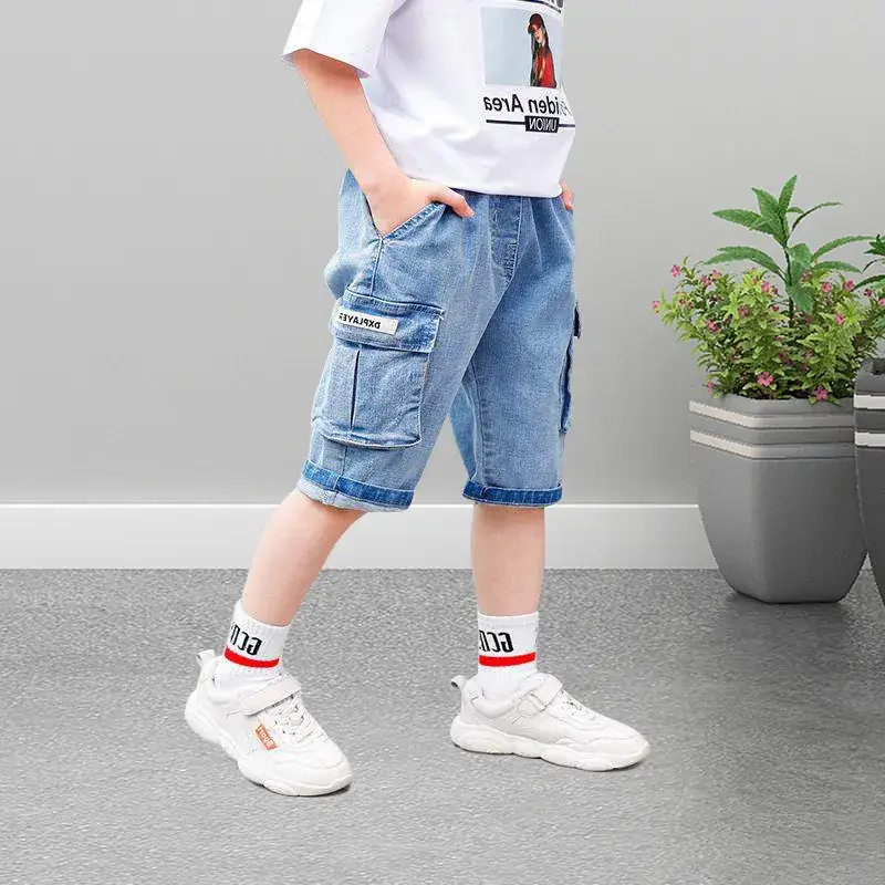 Boys Denim Shorts 2025 Summer New Style - Image 4