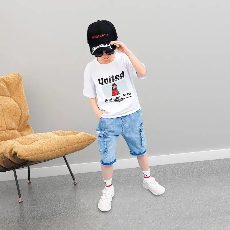 Boys Denim Shorts 2025 Summer New Style - Image 5