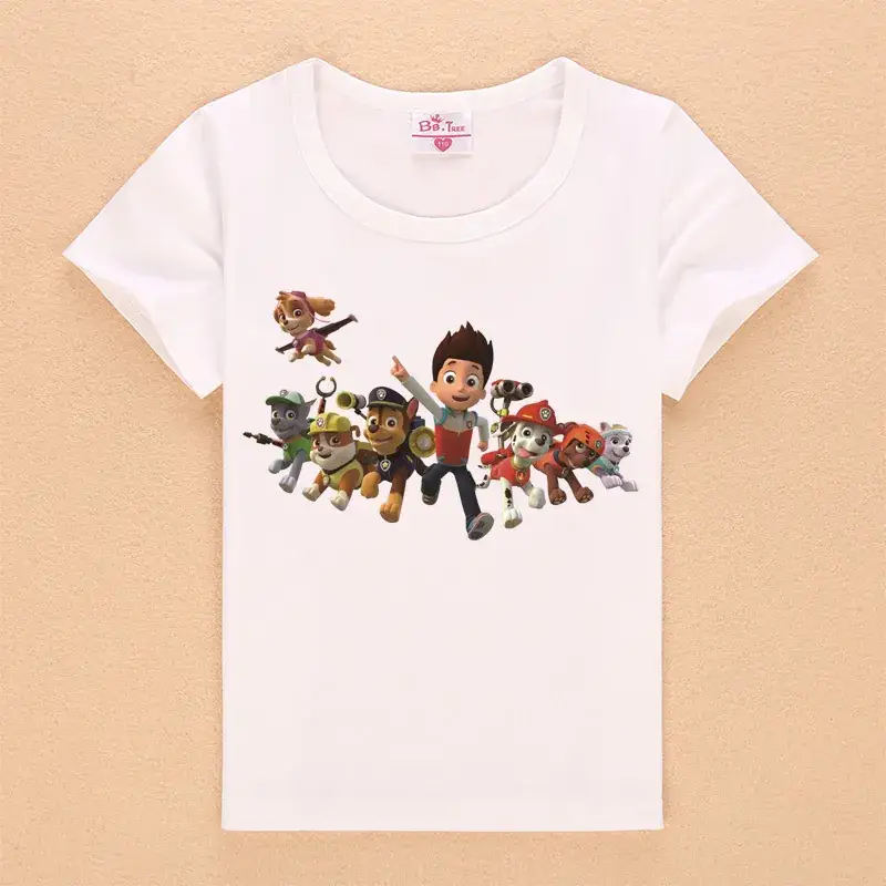 Blue Cartoon Kids T-Shirt for Boys Summer Wear - Image 4