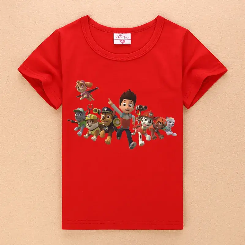 Blue Cartoon Kids T-Shirt for Boys Summer Wear - Image 5