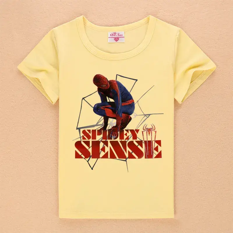 Blue Spider-Man T-Shirt for Boys Summer Wear - Image 2