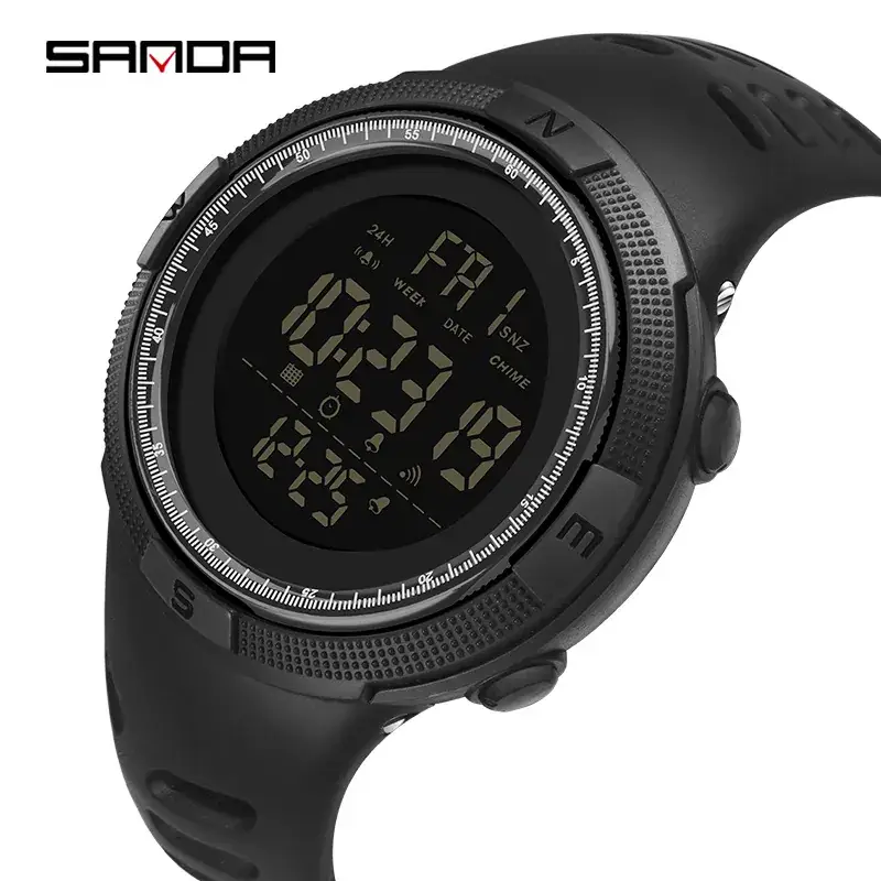Sanda Boys Luminous Waterproof Male Watch - Image 12