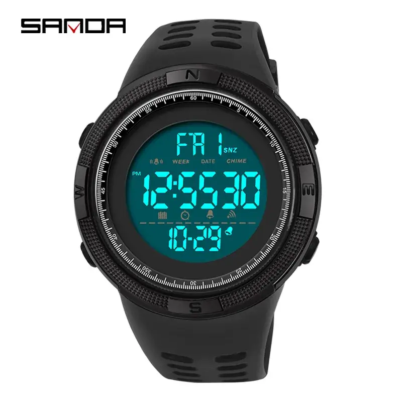 Sanda Boys Luminous Waterproof Male Watch - Image 2