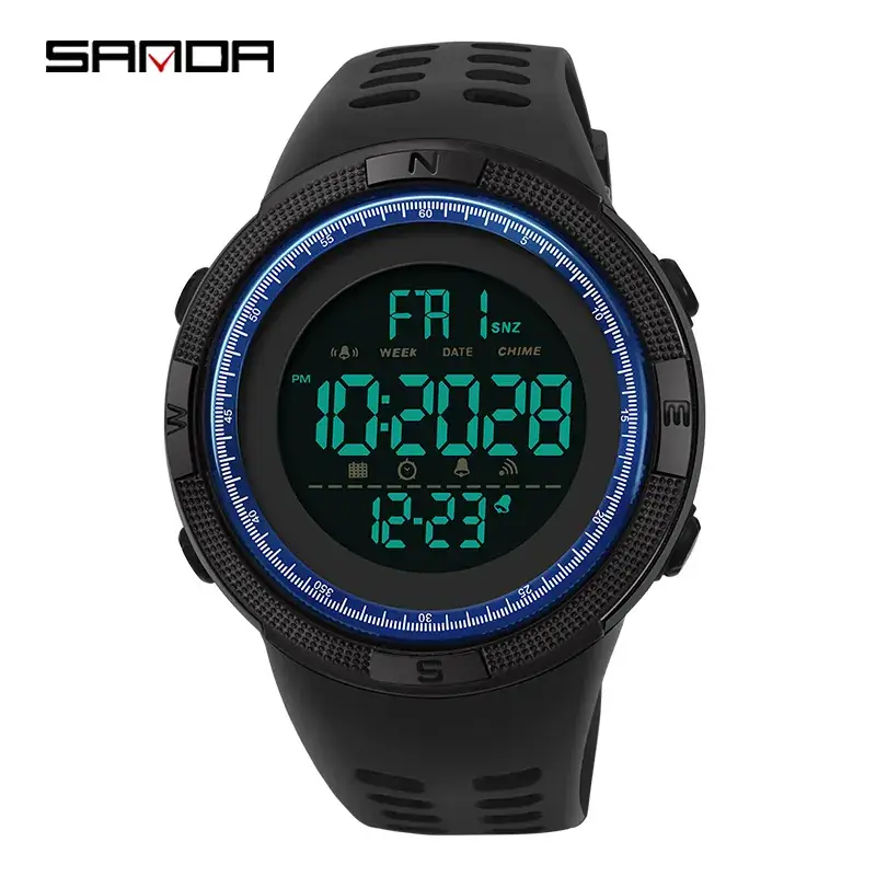 Sanda Boys Luminous Waterproof Male Watch - Image 5