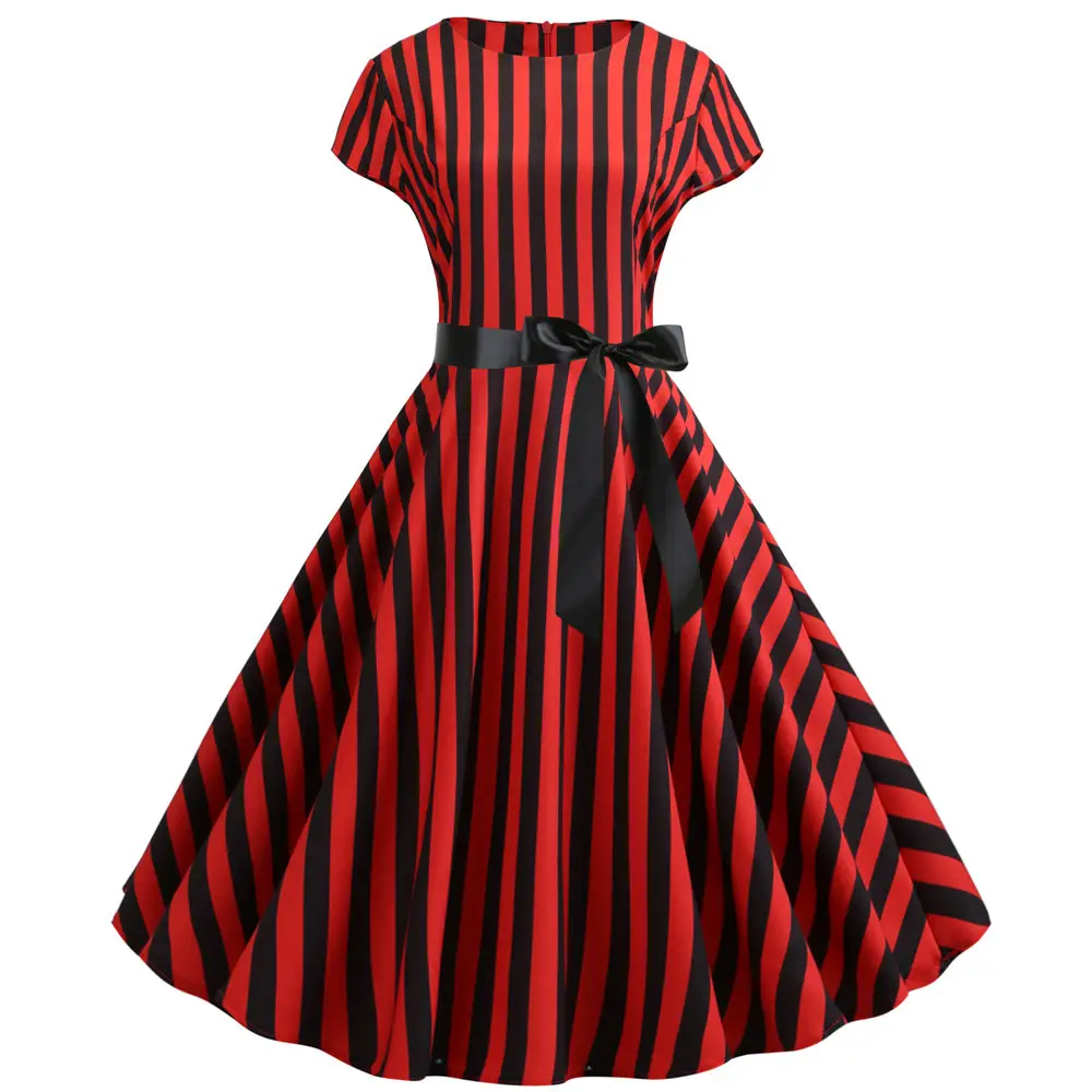 2019Eaby Ready-Made Hot-Selling Summer Polka-Dot Dress - Image 8