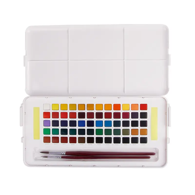 Japanese Sakura Solid Watercolor Pigment 24 Colors 36 Colors 48 Colors Art Special Terrence Solid Watercolor for Beginners